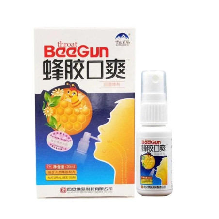 Bee Gun Throat Spray – Natürliche Unterstützung bei Rachenentzündungen